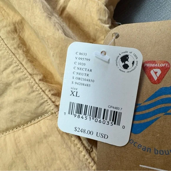 NWT New $248 Free People Billie Boxy Lightweight Insulated Nectar Jacket Size XL - Picture 7 of 13